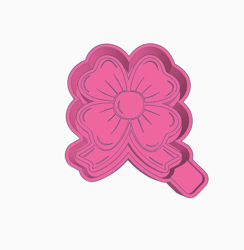 Shamrock Bow Mold Housing STL