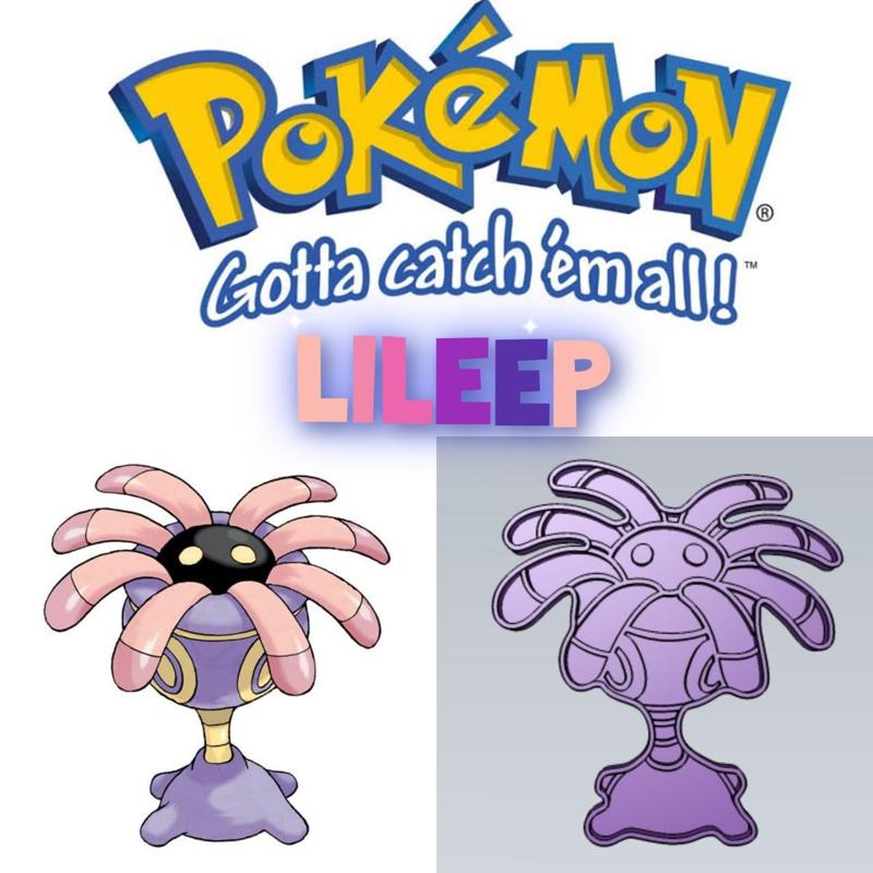 AMAZING POKEMON lileep COOKIE CUTTER STAMP CAKE DECORATING
