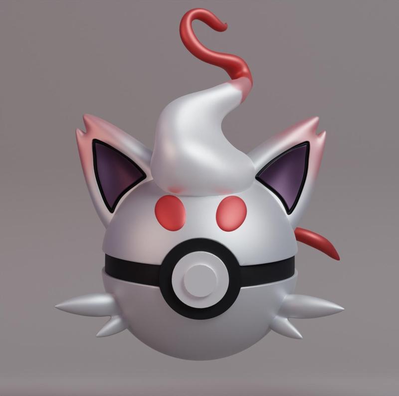 Pokemon Hisuian Zorua Pokeball