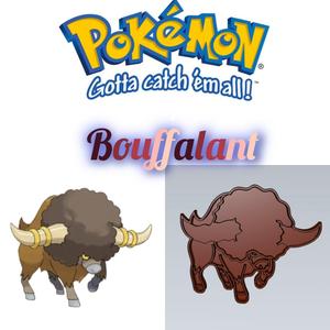AMAZING POKEMON bouffalant COOKIE CUTTER STAMP CAKE DECORATING