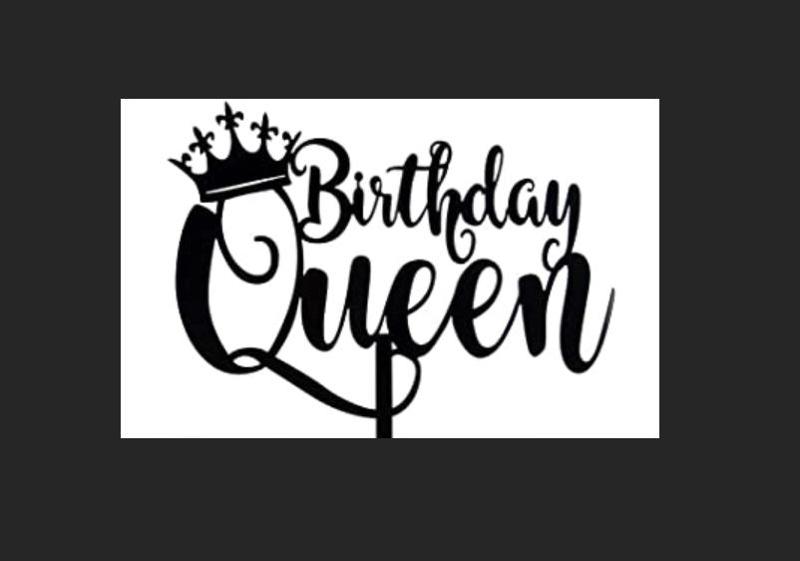 Birthday Queen Topper