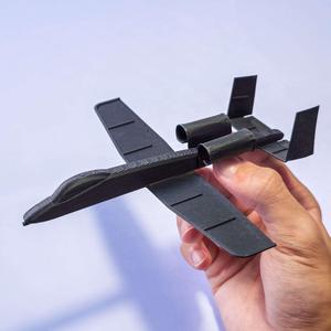 Lightweight 3D Printed Glider – A-10 Thunderbolt II - 1/100