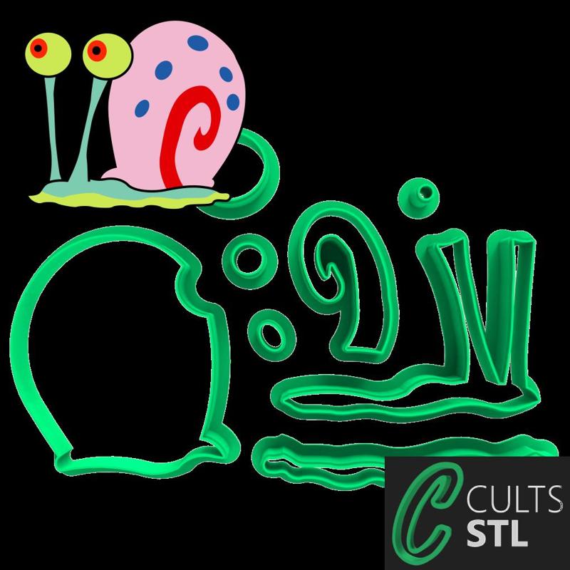 CORTADOR GARY CARACOL - BOB ESPONJA - 5cm