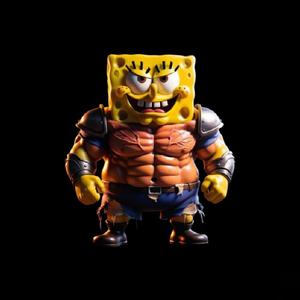 spongebob muscled warrior spongebob artificial intelligence