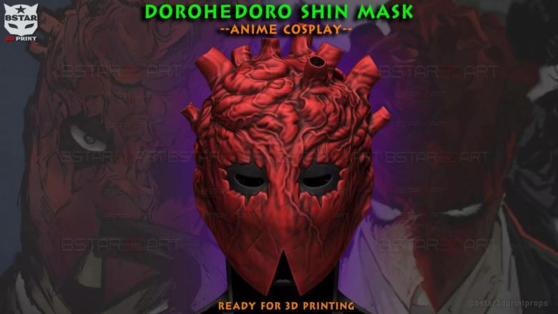 Shin Mask High Quality - Dorohedoro Anime Cosplay