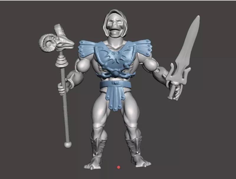 SKELETOR MOTU ACTION FIGURE ORIGINS COMPLETE