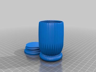 Art deco container
