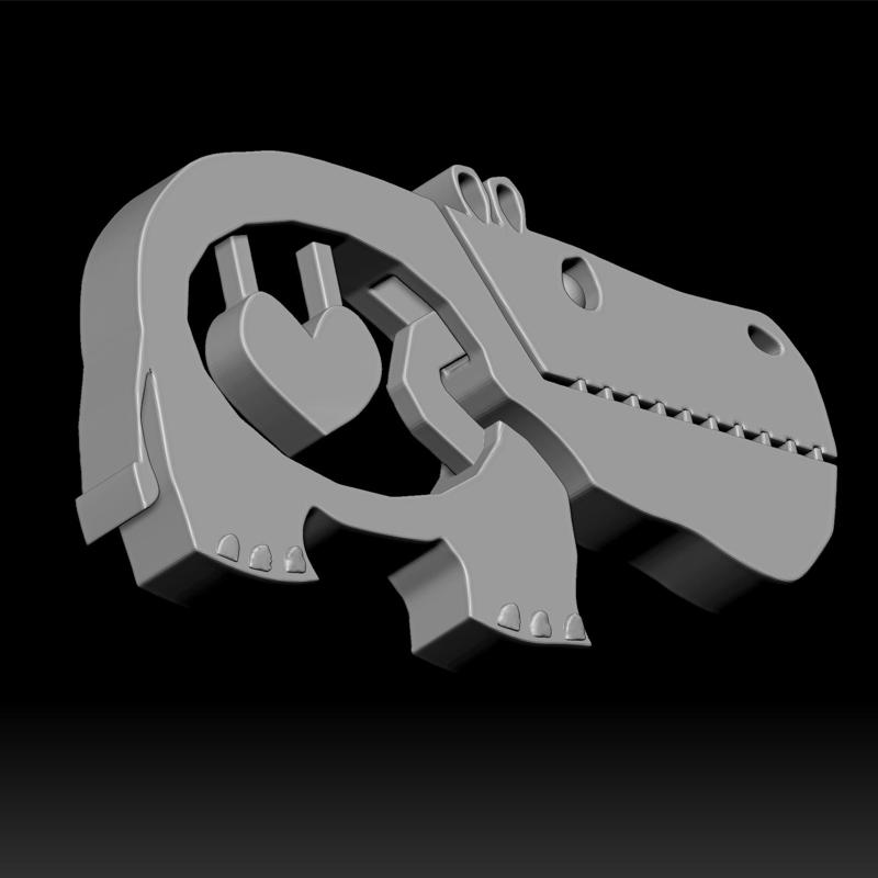 Hippo clip - hippo holder