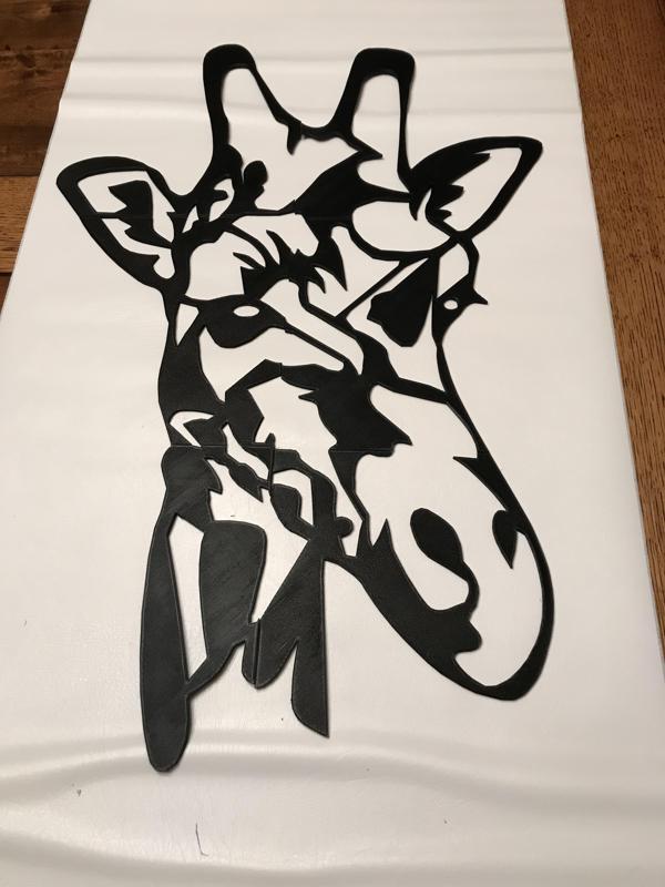 GIRAFE XL WALL DECORATION (6 pieces)