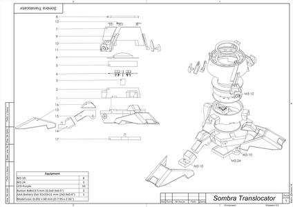 Sombra Translocator - Overwatch - STL CAD bundle - Commercial