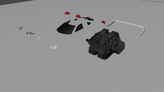 MERCEDES-BENZ CLK GTR 1998 PARTS