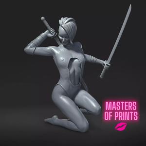 HORNY AND DANGEROUS - NSFW - EROTIC MINIATURE 75 MM SCALE