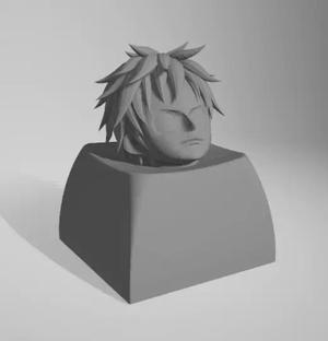 luffy one piece keycaps