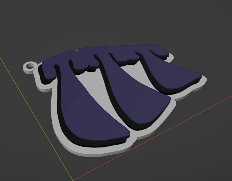 Triple T key ring