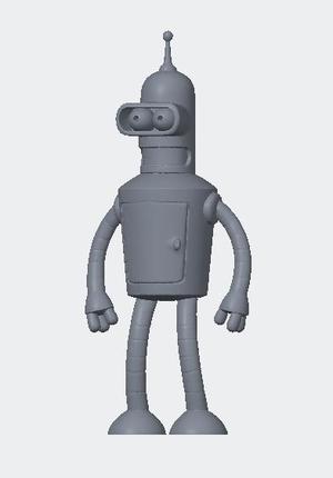 Bender futurama figurine