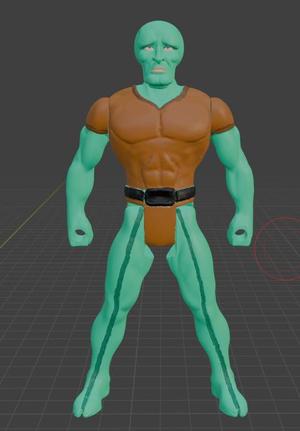 Calamardo guapo/ handsome squidward