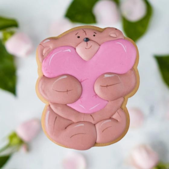 Cookie cutter hearth hugging bear