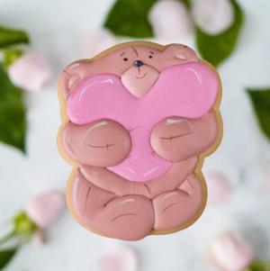 Cookie cutter hearth hugging bear