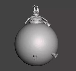 Monna Giant Ball 3D Model