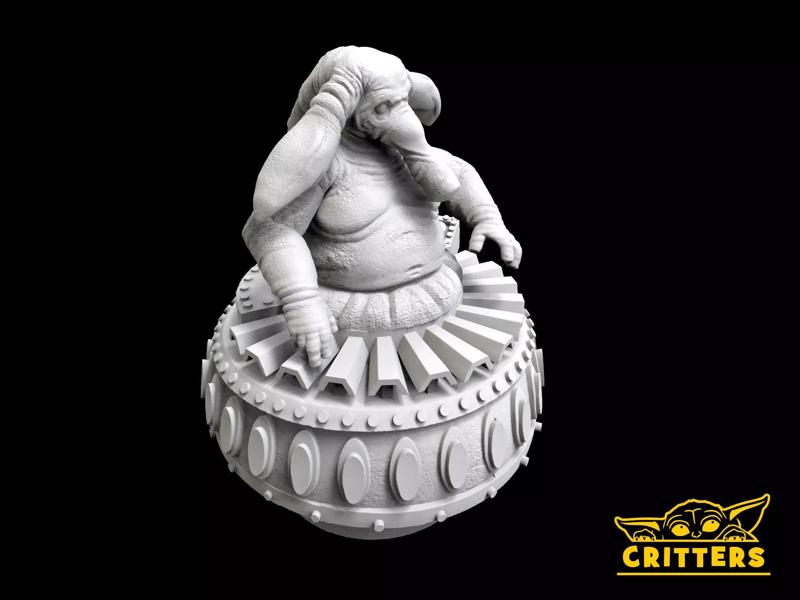 Max Rebo and his Jett Organ from Star Wars