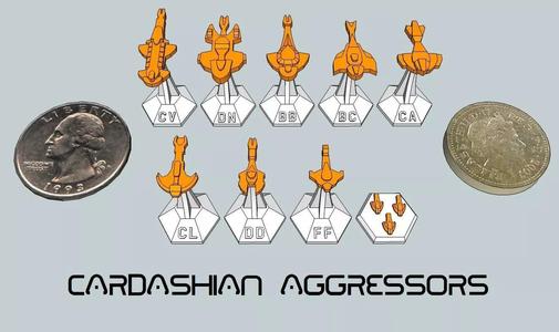 MicroFleet Cardashian Aggressors Starship Pack