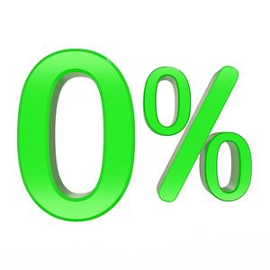 Green Zero Percent Sign