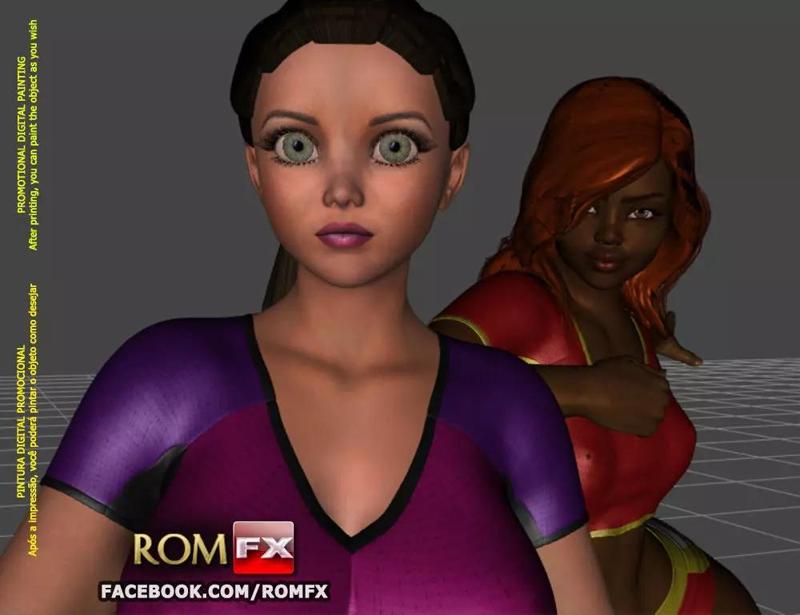 Soccer Girls - World Cup - Printable Diorama