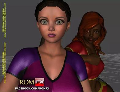 Soccer Girls - World Cup - Printable Diorama