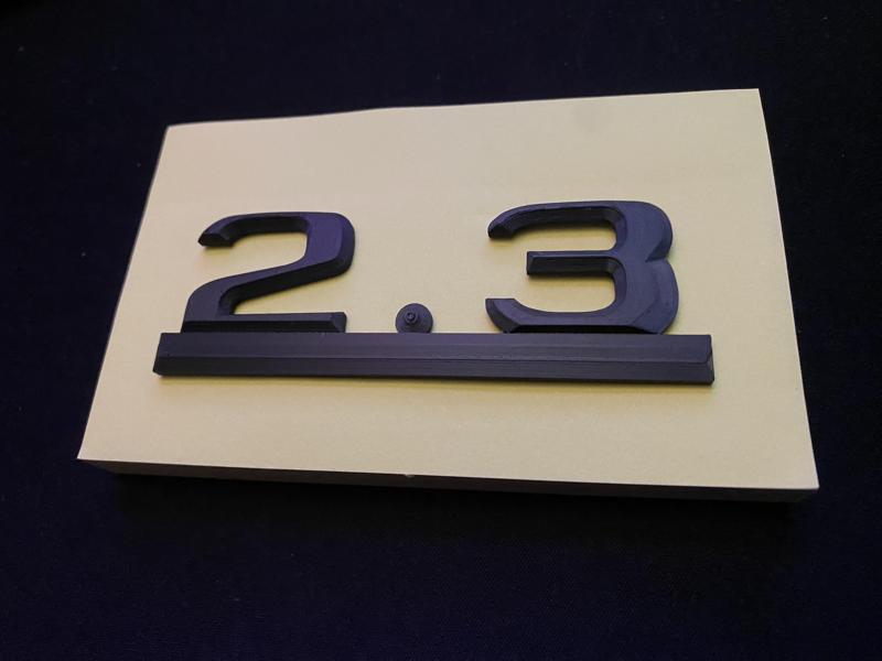 Mercedes 190E W201 2.3 Logo Badge