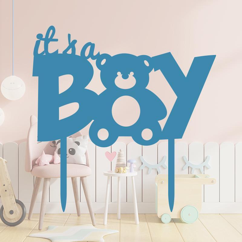 It's A Boy, Gender Reveal Cake Topper