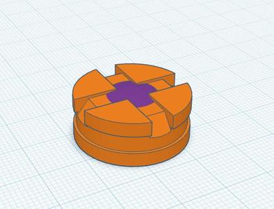 Touchscreen Miniature Base Adapter for VTT Tokens