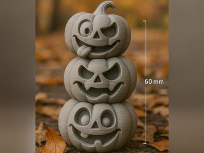 Stacked Pumpkin Mini