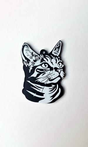 American wirehair keychain
