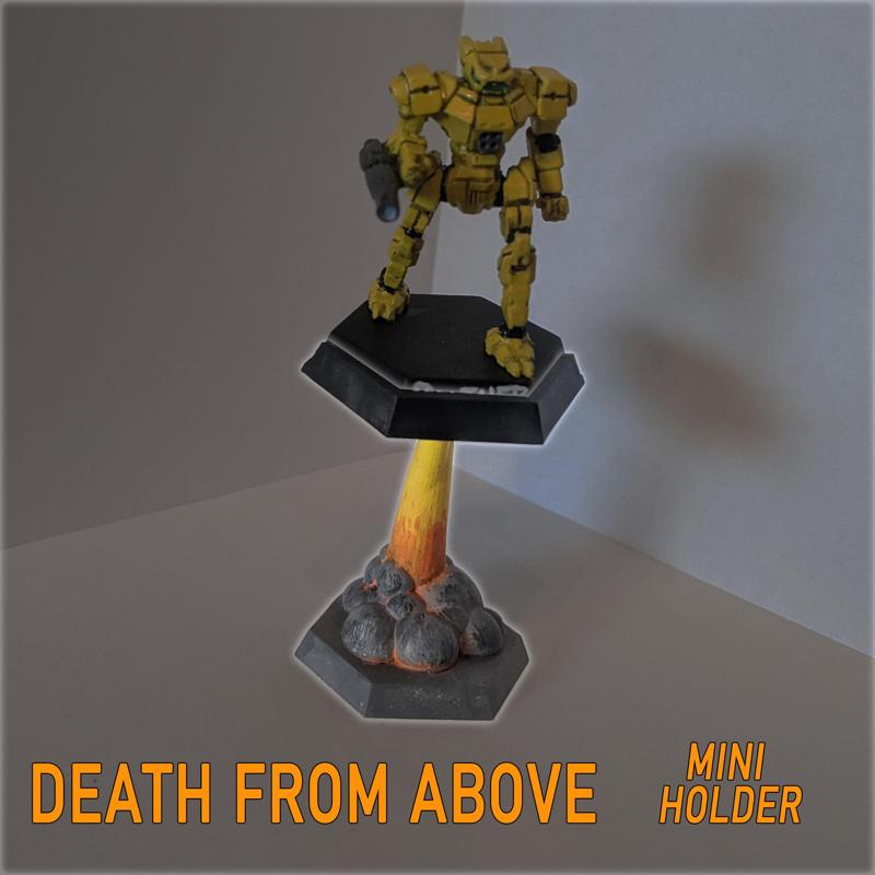 Battletech Death From Above DFA Mini Holder