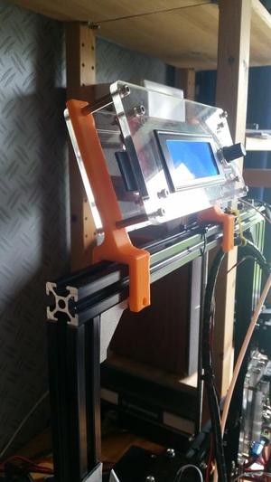 Tevo Tarantula display clamps / LCD bracket