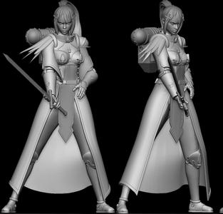 Darkness Konosuba Figurine Stl File | Darkness Konosuba Digital File