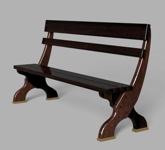 Miniature Park Bench