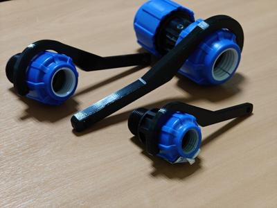 Universal Scalable Wrench for HDPE Garden Pipe Connectors