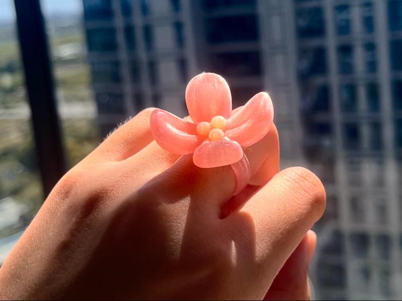 Flower Ring Cherry Blossom Osmanthus