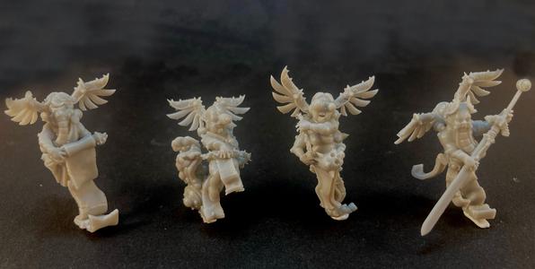 Sci-fi Cherubim X4