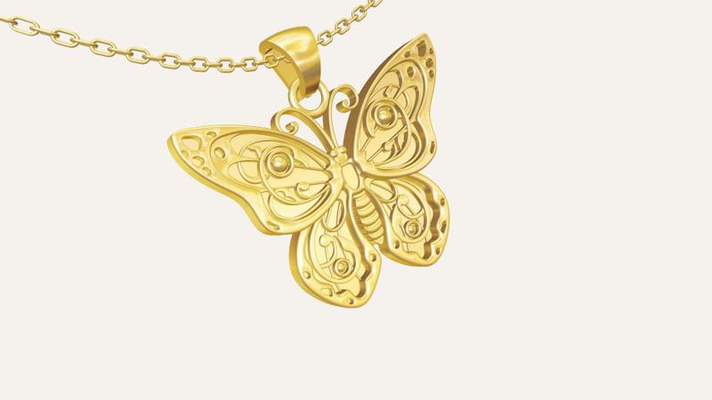 Butterfly Pendant 1003