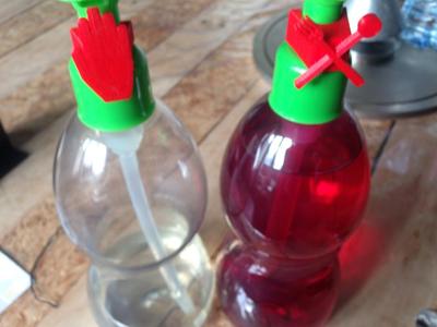 Recyclage distributeur de sirop....