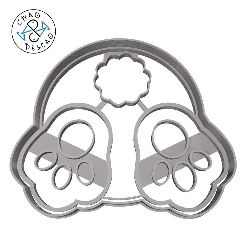 Easter Bunny - Cookie Cutter - Fondant