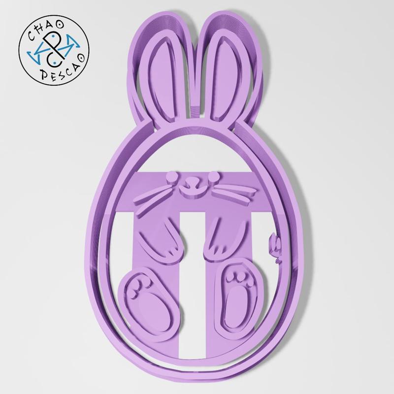 Easter Bunny - Cookie Cutter - Fondant