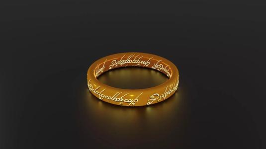 One Ring from The Lord of the Rings