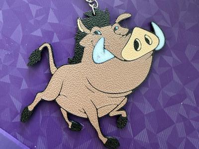 Lion King Pumbaa keychain