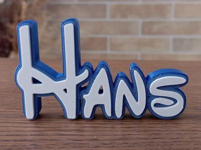Disney Name Sign Hans Kid 