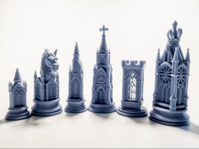 Cathedral Chess Set 