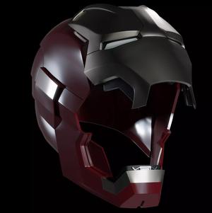 Iron Man Mk 42 Mk 43 Motorized 3D Printable Helmet