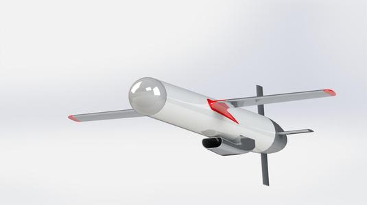 Cruise Missile – 3D Printable Model for Display, Diorama, or Prop Use (STL File)